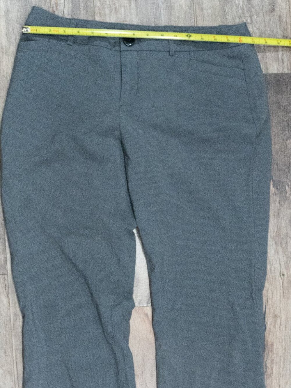 Mossimo Stretch Gray Pinstripe Straight Leg Dress Pants Women’s Size 10 Y2K